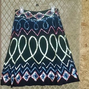 Basil & Maude Sequin Skirt
